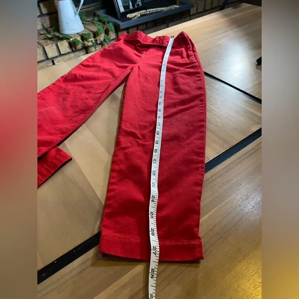 ‎Kids red vintage ralph Lauren pants